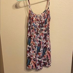 Patterned romper